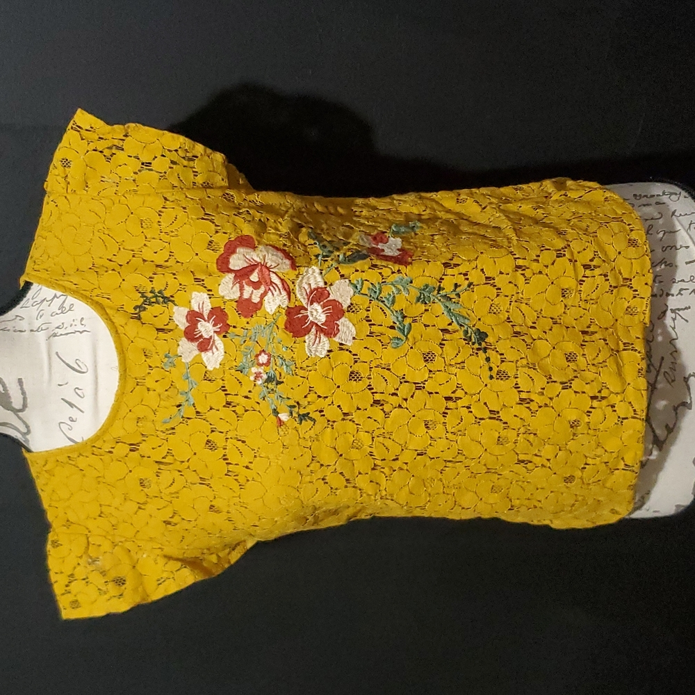 Lace Floral Shirt